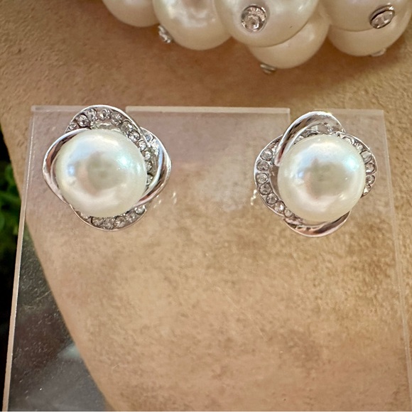 Pearl bead & rhinestone set - Picture 6 of 11